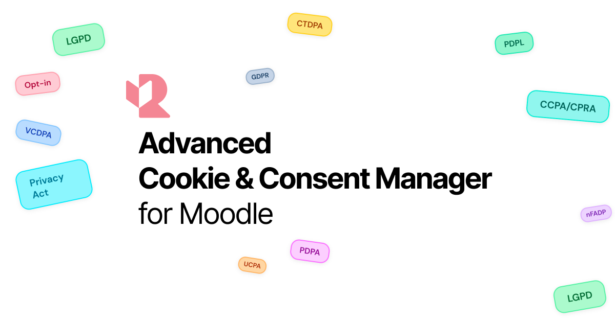 Advanced Cookie & Consent Manager for Moodle